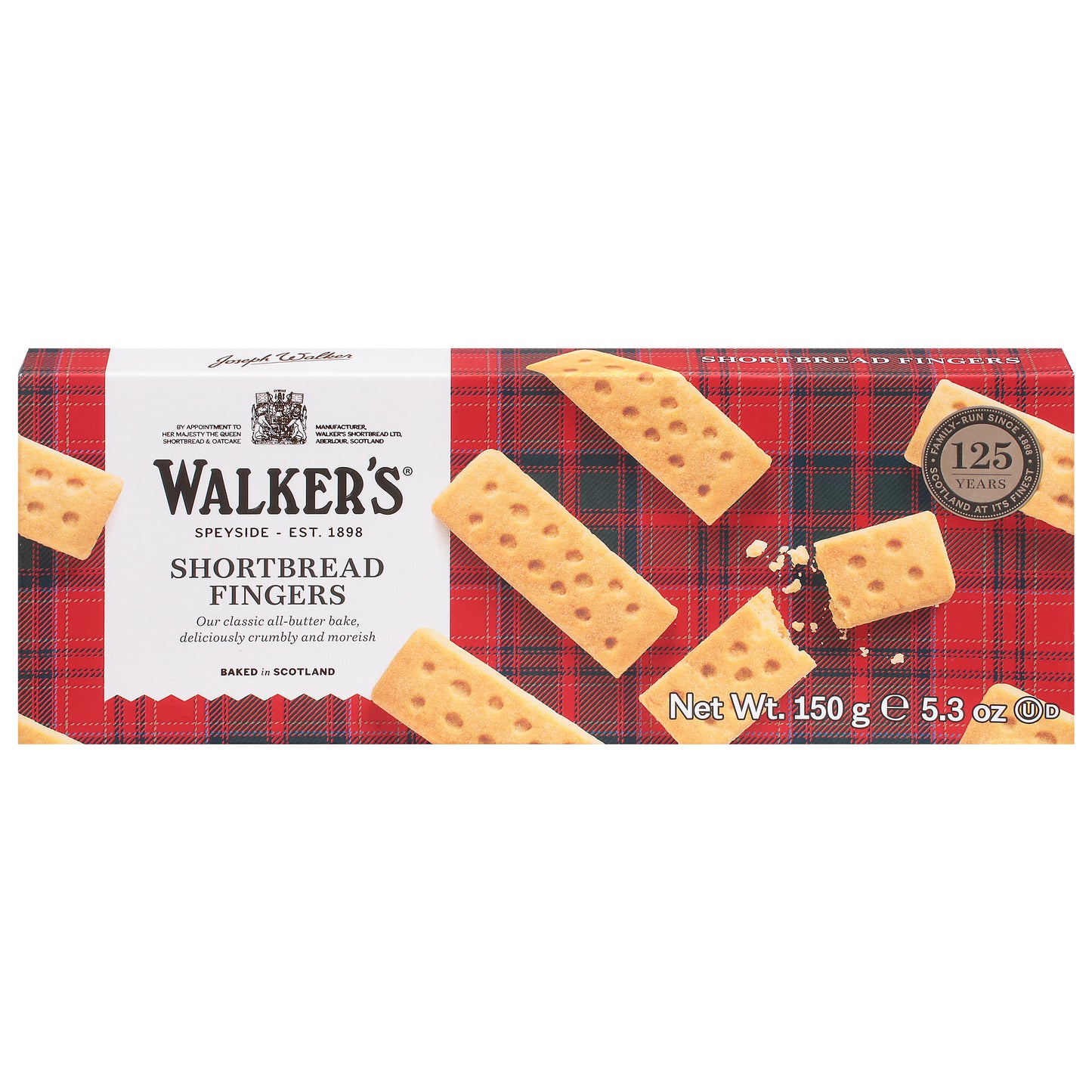 Walker's Fingers Shortbread 5.3 oz