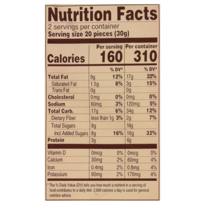 Osem Bamba Peanut Butter Puffs with Creamy Hazelnut Filling 2.1 oz