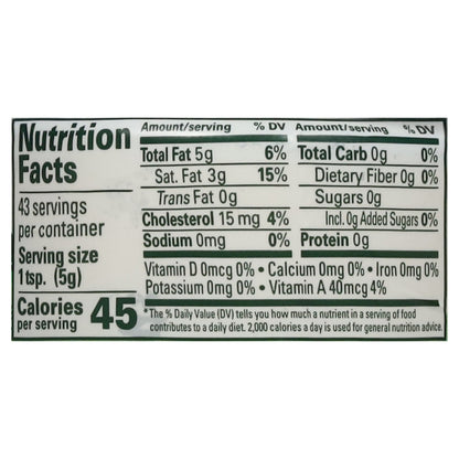 Organic Valley Clarified Butter Ghee 7.5 oz