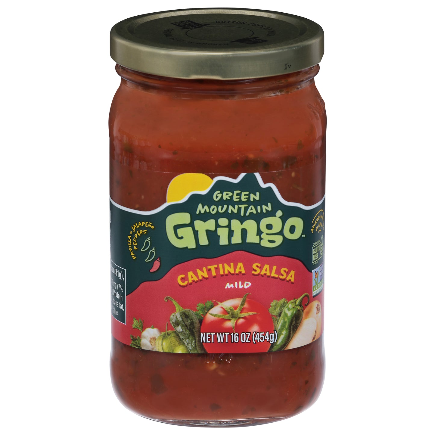 Green Mountain Gringo Mild Cantina Salsa 16 oz