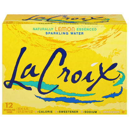 LaCroix Lemon Sparkling Water 12 - 12 fl oz Cans
