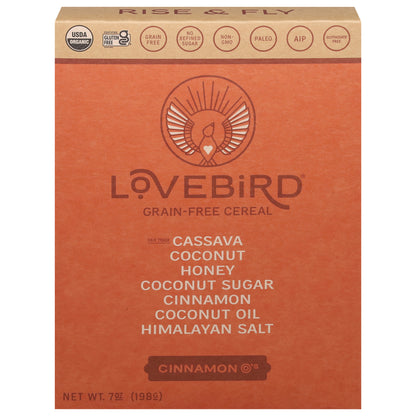 Lovebird Cinnamon Grain-Free Cereal 7 oz