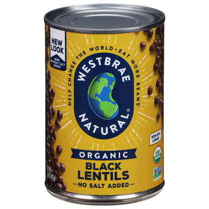 Westbrae Natural Organic Black Lentils 15 oz
