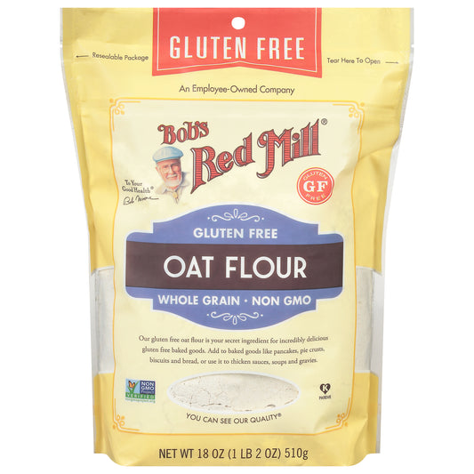 Bob's Red Mill Gluten Free Whole Grain Oat Flour 18 oz