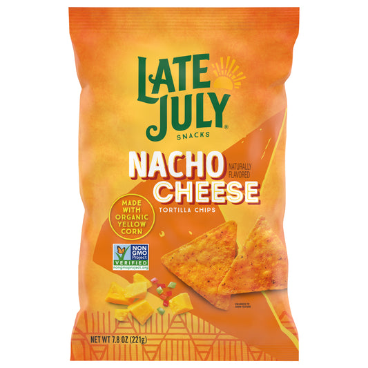 Late July Nacho Cheese Tortilla Chips 7.8 oz