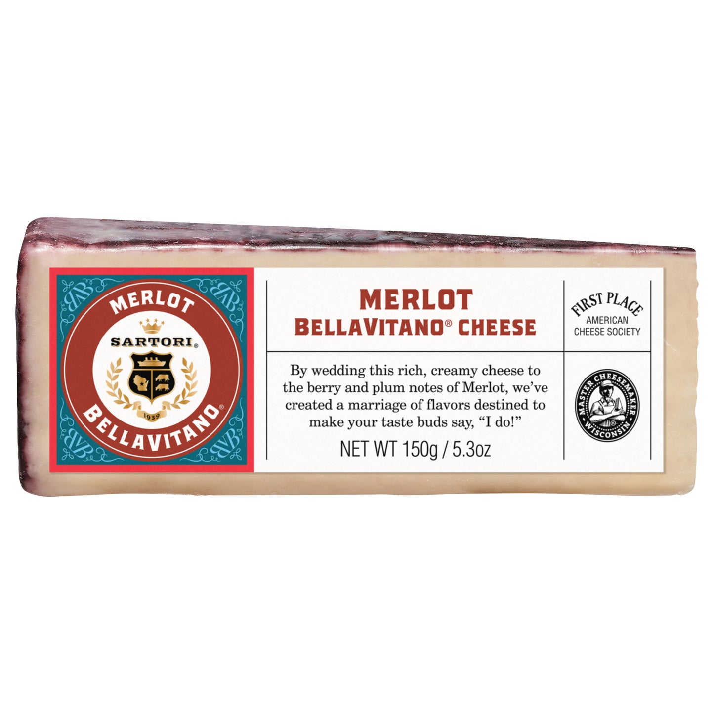 Sartori BellaVitano Merlot Cheese 5.3 oz