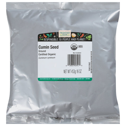 Frontier Co-op Ground Cumin Seed 16 oz - Certified Organic