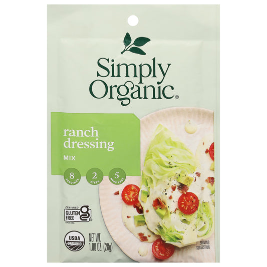 Simply Organic Ranch Dressing Mix 1.00 oz