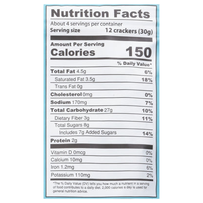 Craize Coconut Toasted Snack Crackers 4 oz