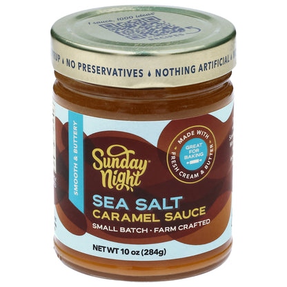 Sunday Night Sea Salt Caramel Sauce 10 oz