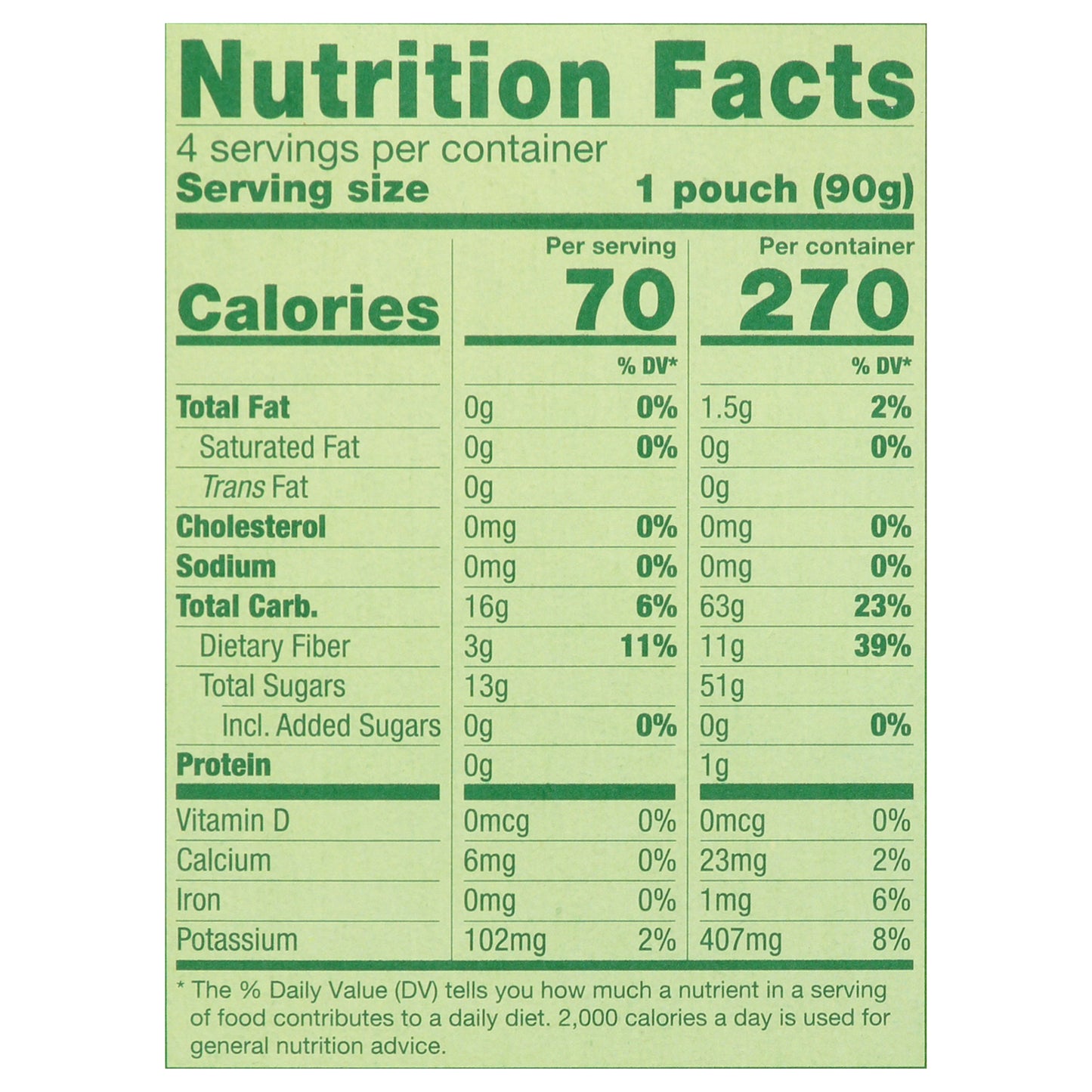 GoGo Squeez Organic Fruit On The Go Apple Apple Sauce 4-3.2 oz