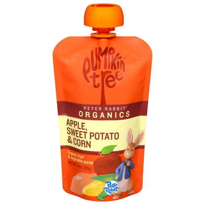 Pumpkin Tree Peter Rabbit Organics Organic Apple, Sweet Potato & Corn Fruit & Vegetable Puree 4.4 oz