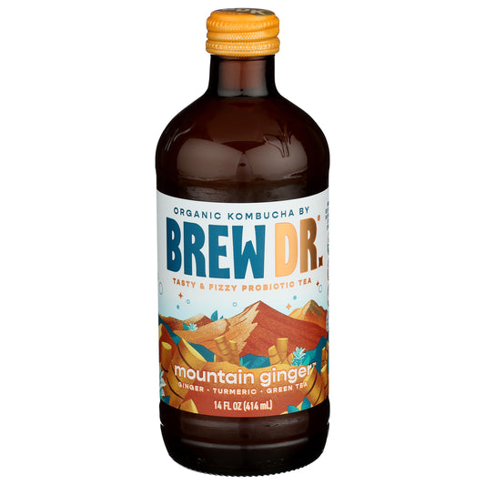 Brew Dr Kombucha Mountain Ginger 14oz