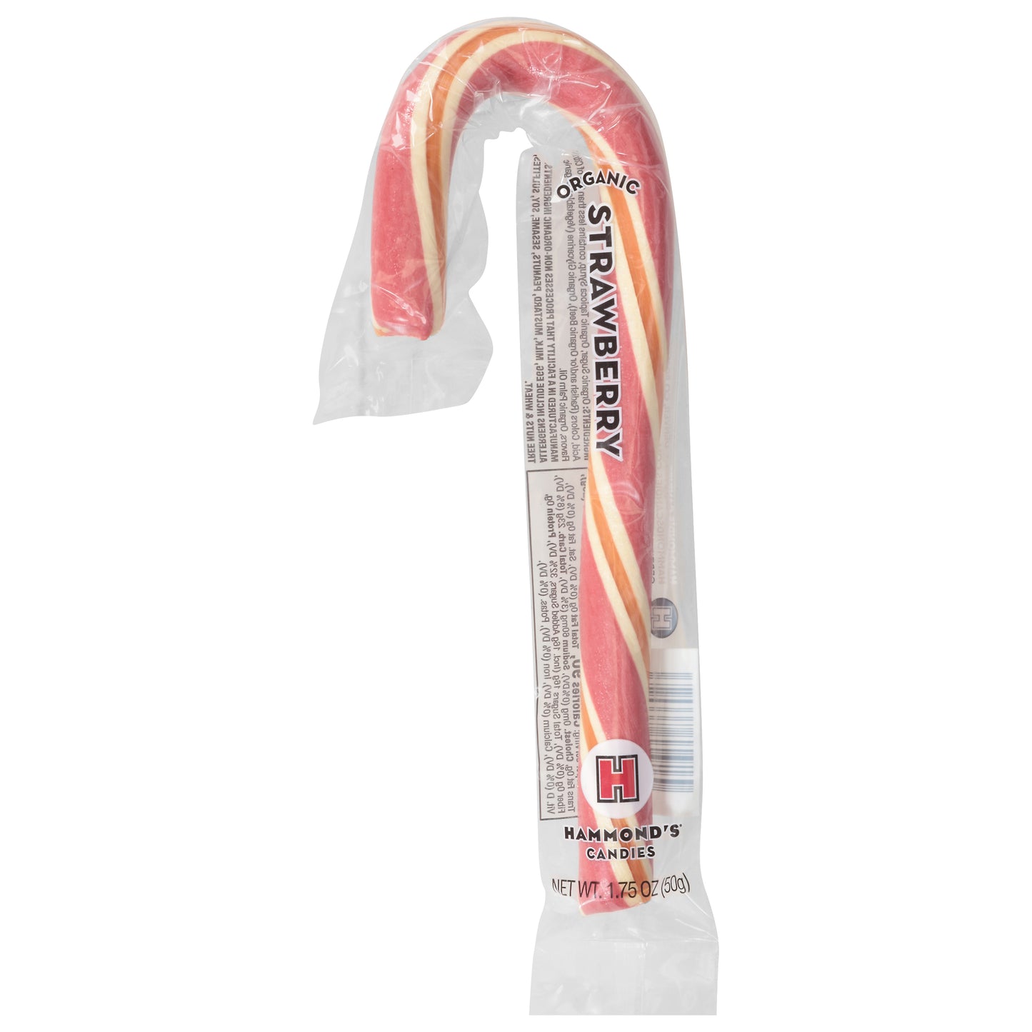 Hammond's Organic Strawberry Candy 1.75 oz