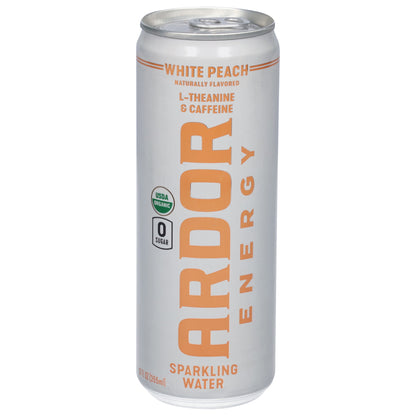 Ardor White Peach Sparkling Water 12 fl oz