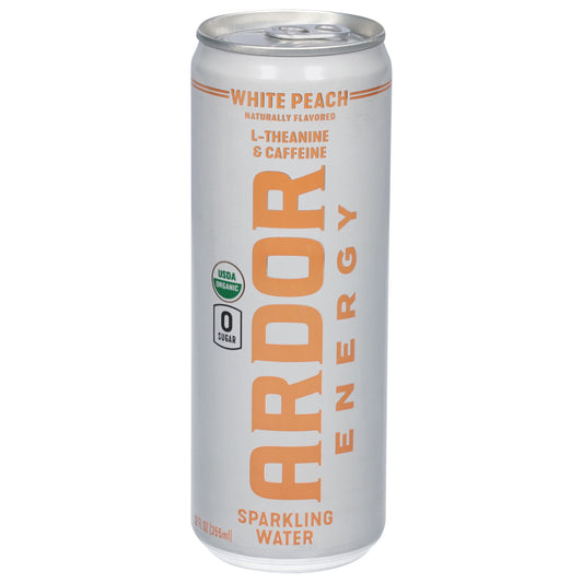 Ardor White Peach Sparkling Water 12 fl oz