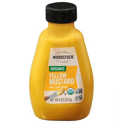Woodstock Organic Yellow Mustard 8 oz