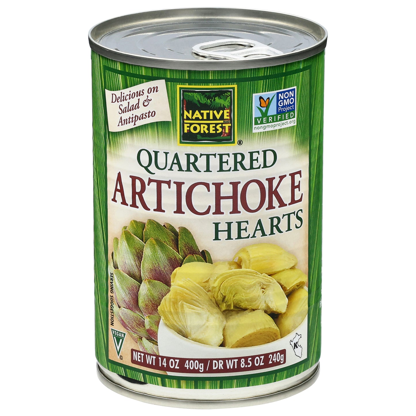 Native Forest Quartered Artichoke Hearts 14 oz