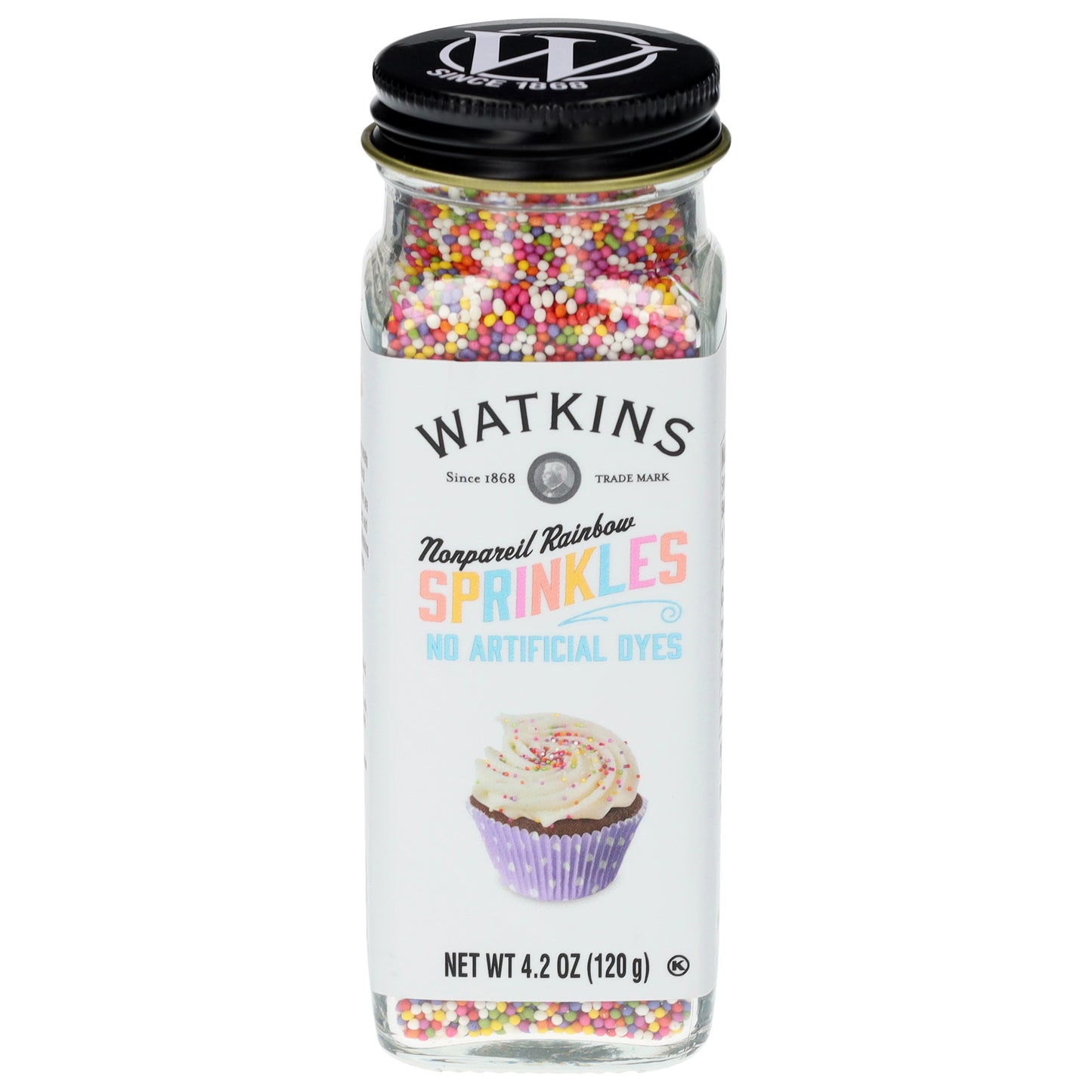 Watkins Nonpareil Rainbow Sprinkles 4.2 oz