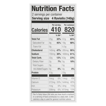 Cappello's Five Cheese Ravioli 9.9 oz