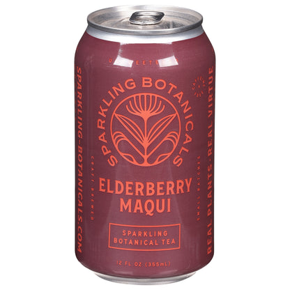 Sparkling Botanicals Sparkling Elderberry Maqui Botanical Tea 12 fl oz
