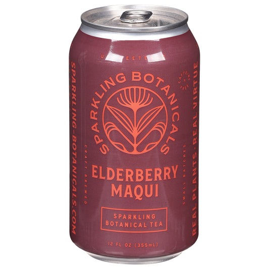 Sparkling Botanicals Sparkling Elderberry Maqui Botanical Tea 12 fl oz