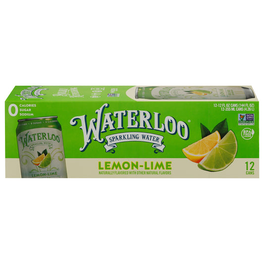 Waterloo Lemon-Lime Sparkling Water 12 - 12 fl oz Cans