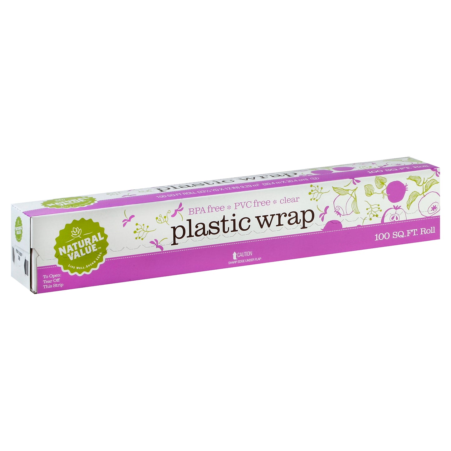 Natural Value Plastic Wrap 1 ea