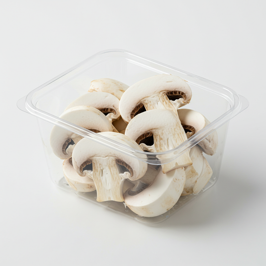 Organic Sliced White Mushroom