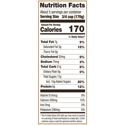 Brown Cow® Cream Top Vanilla Whole Milk Yogurt 32 oz. Carton