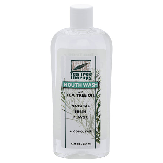 Tea Tree Therapy with Tea Tree Oil Natural Fresh Flavor Mouth Wash 12 oz