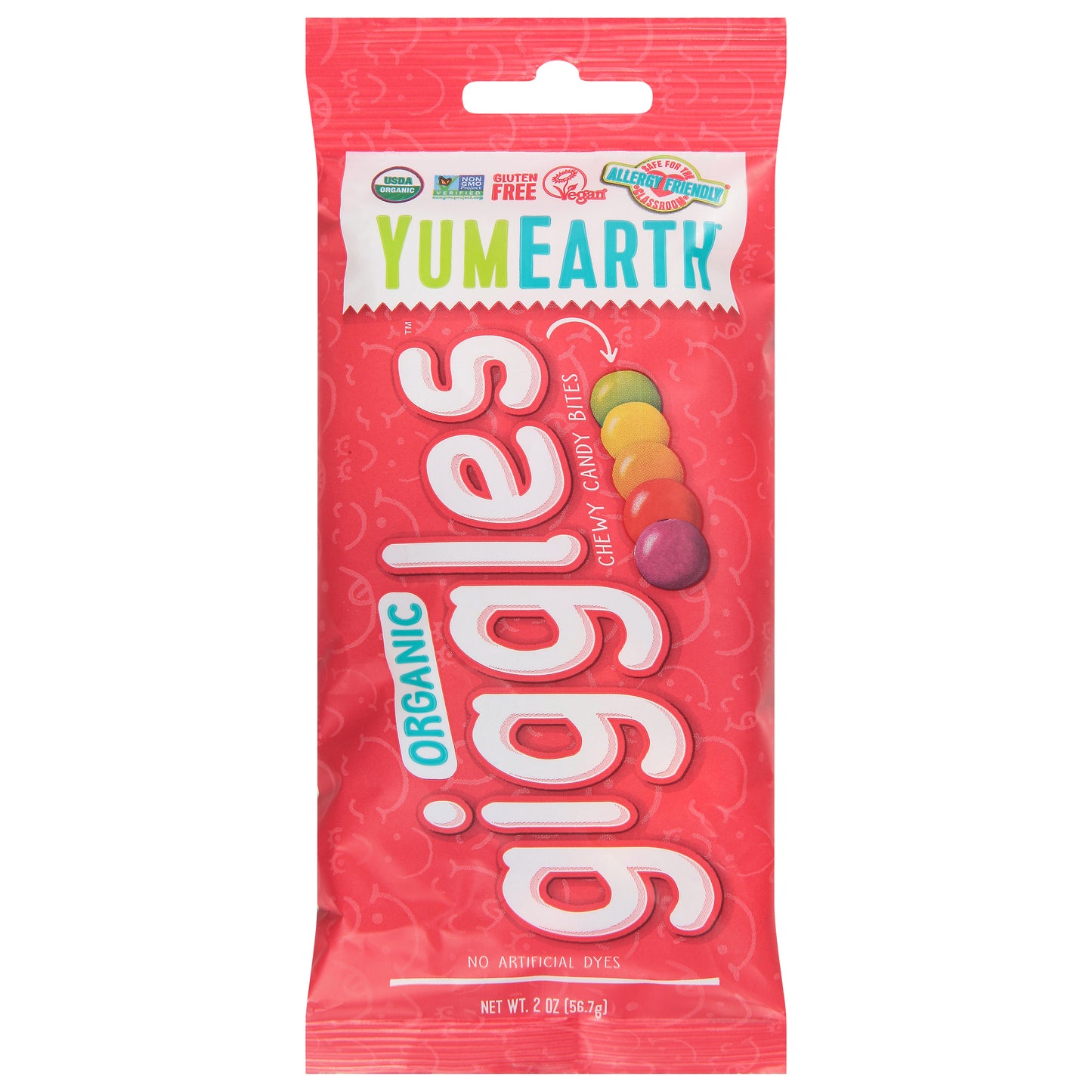 YumEarth Giggles Organic Chewy Candy Bites 2 oz