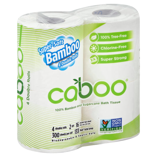 Caboo Bath Tissue 4 ea