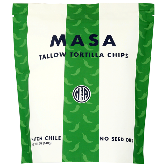Masa Hatch Chile Tortilla Chips, 5oz