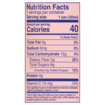 Wildwonder Prebiotic + Probiotic Guava Rose Sparkling Drink 12 fl oz