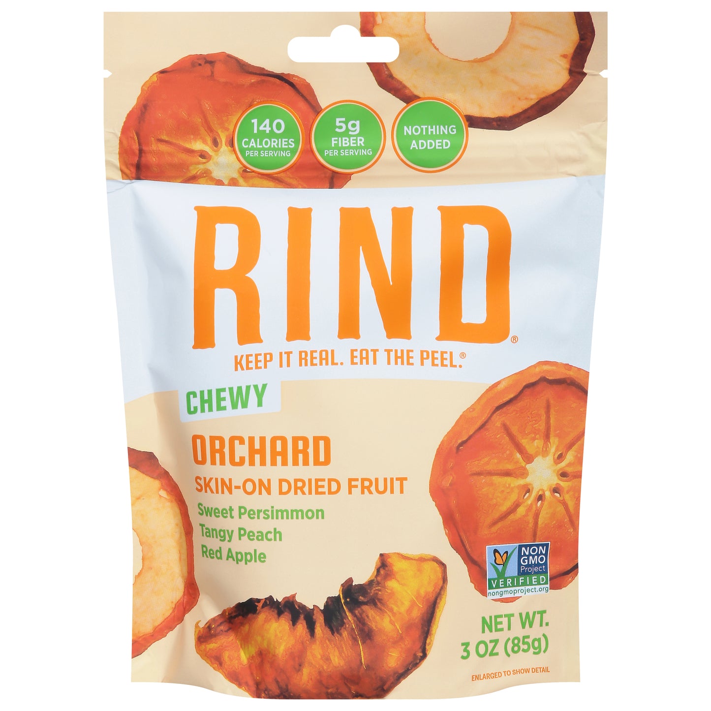 Rind Chewy Skin-On Orchard Dried Fruit 3 oz