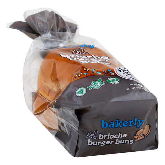 Bakerly Brioche Burger Buns 7.5 oz