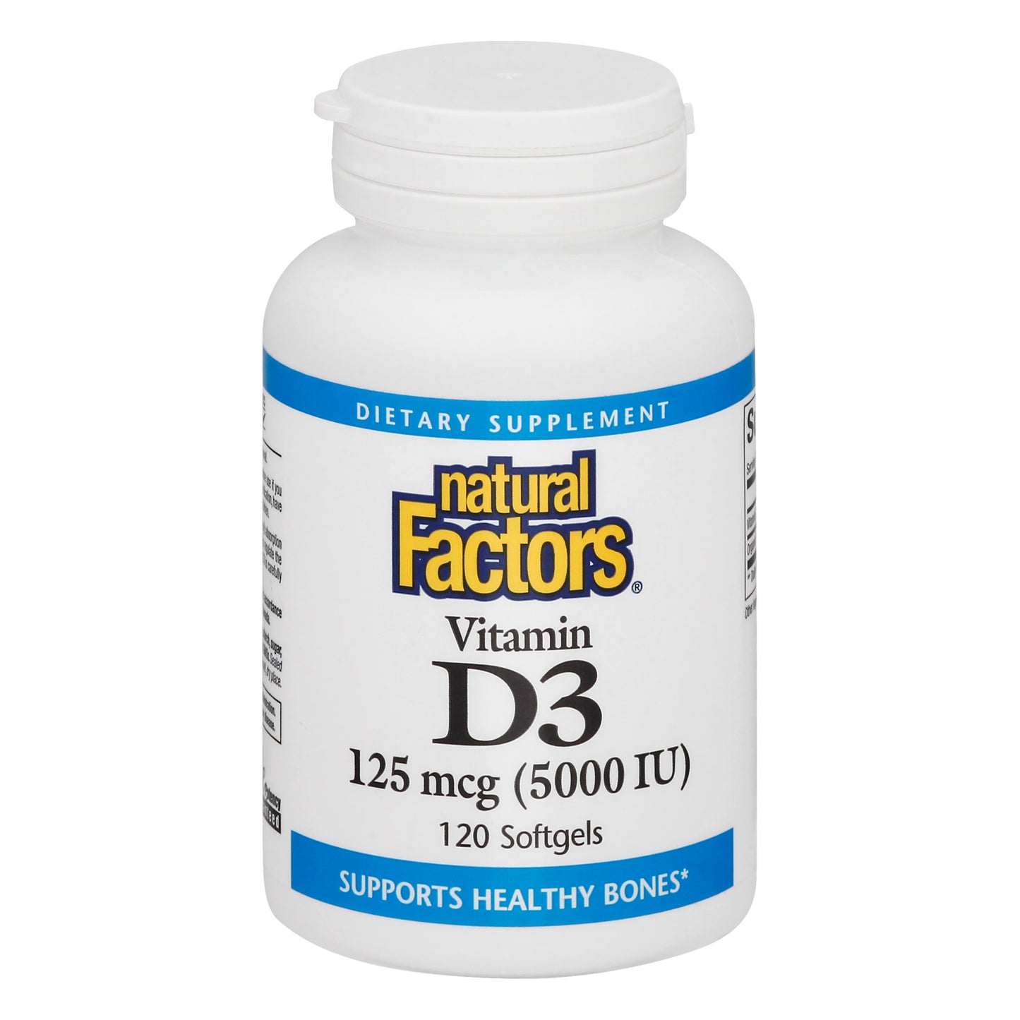 Natural Factors Vitamin D3 120 ea