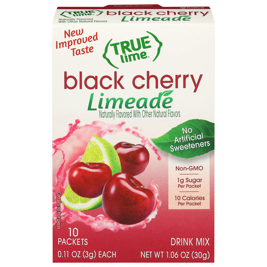 True Lime Black Cherry Limeade Drink Mix 10 - 0.11 oz Packets