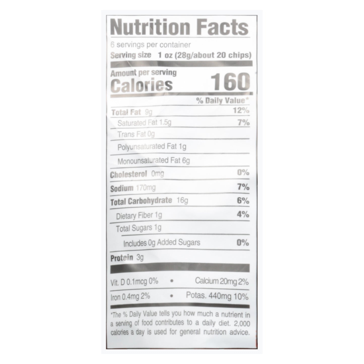 Boulder Thin & Crispy Cheddar Sour Cream Potato Chips 6 oz