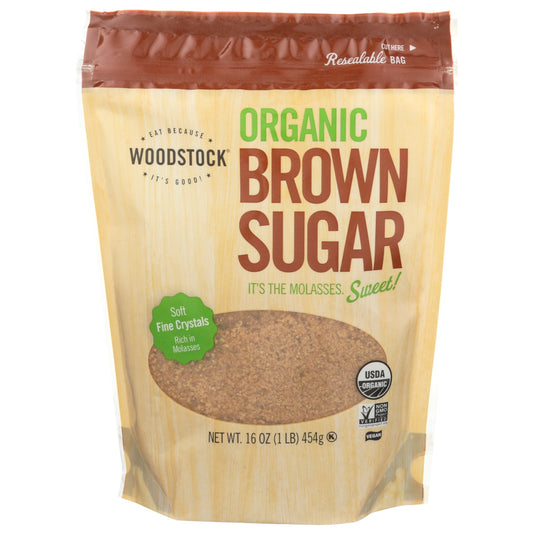 Woodstock Organic Brown Sugar, 16 oz
