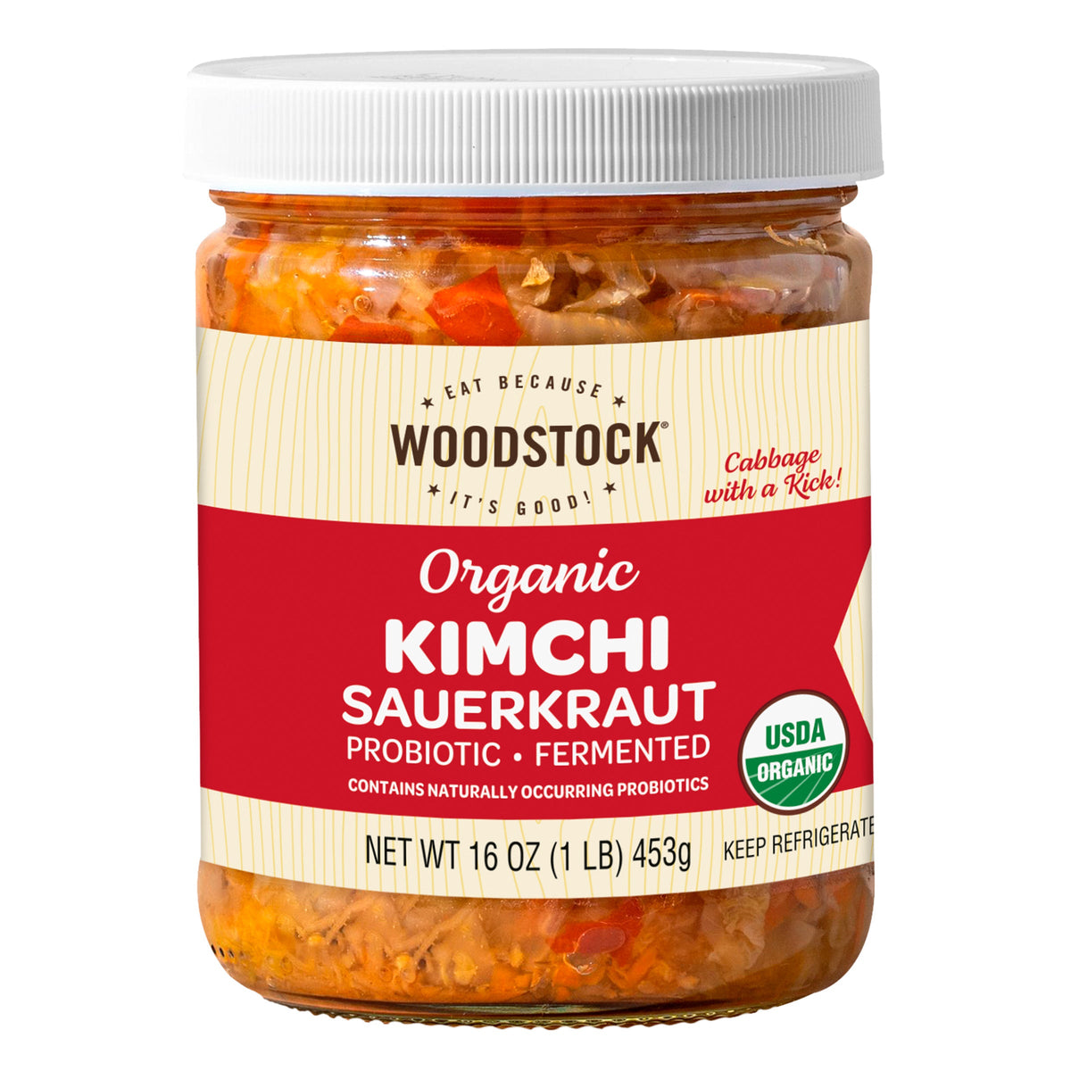 Woodstock Organic Kimchi Sauerkraut