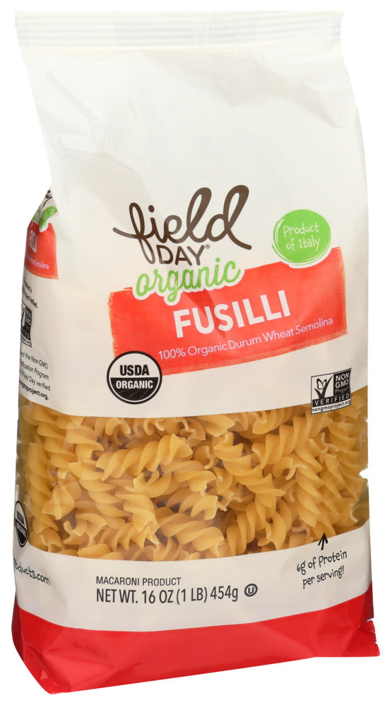Field Day Organic Fusilli Pasta, 16 oz