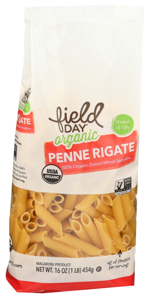 Field Day Organic Penne Rigate Pasta, 16 oz