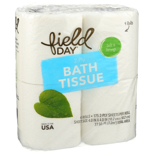 Field Day 2 Ply Recycled Bath Tissue 4 roll