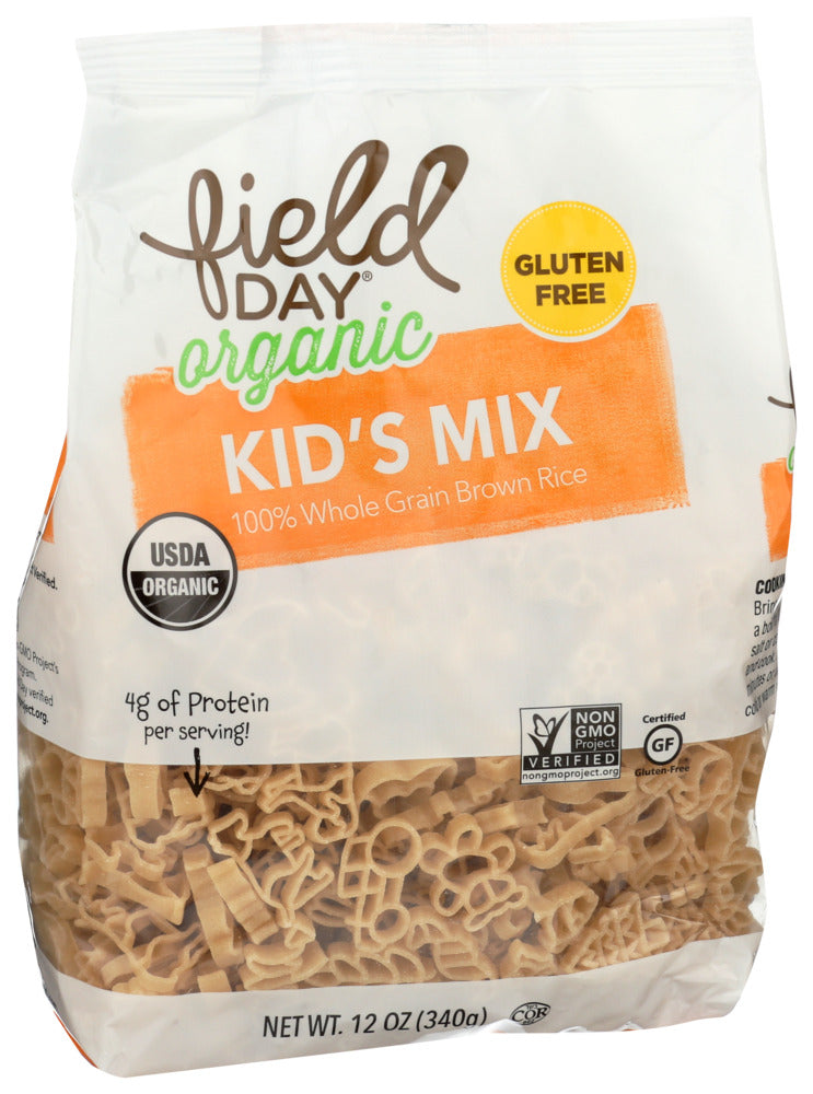 Field Day Organic Kids Mix Brown Rice Pasta 12 oz