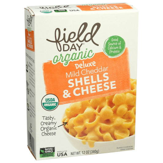 Field Day Deluxe Mild Cheddar Shells & Cheese Organic 12 oz