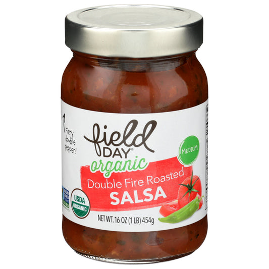 Field Day Salsa Double Fire Roasted Organic 16 oz