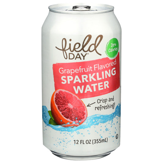 Field Day Sparkling Water Grapefruit Flavored 12 fl oz