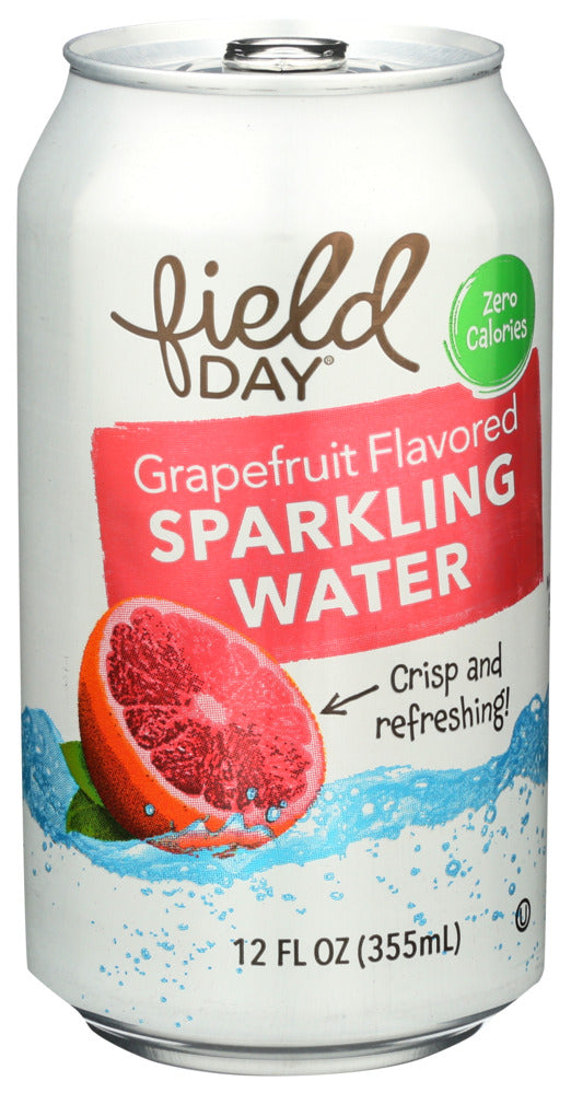Field Day Sparkling Water Grapefruit Flavored 12 fl oz